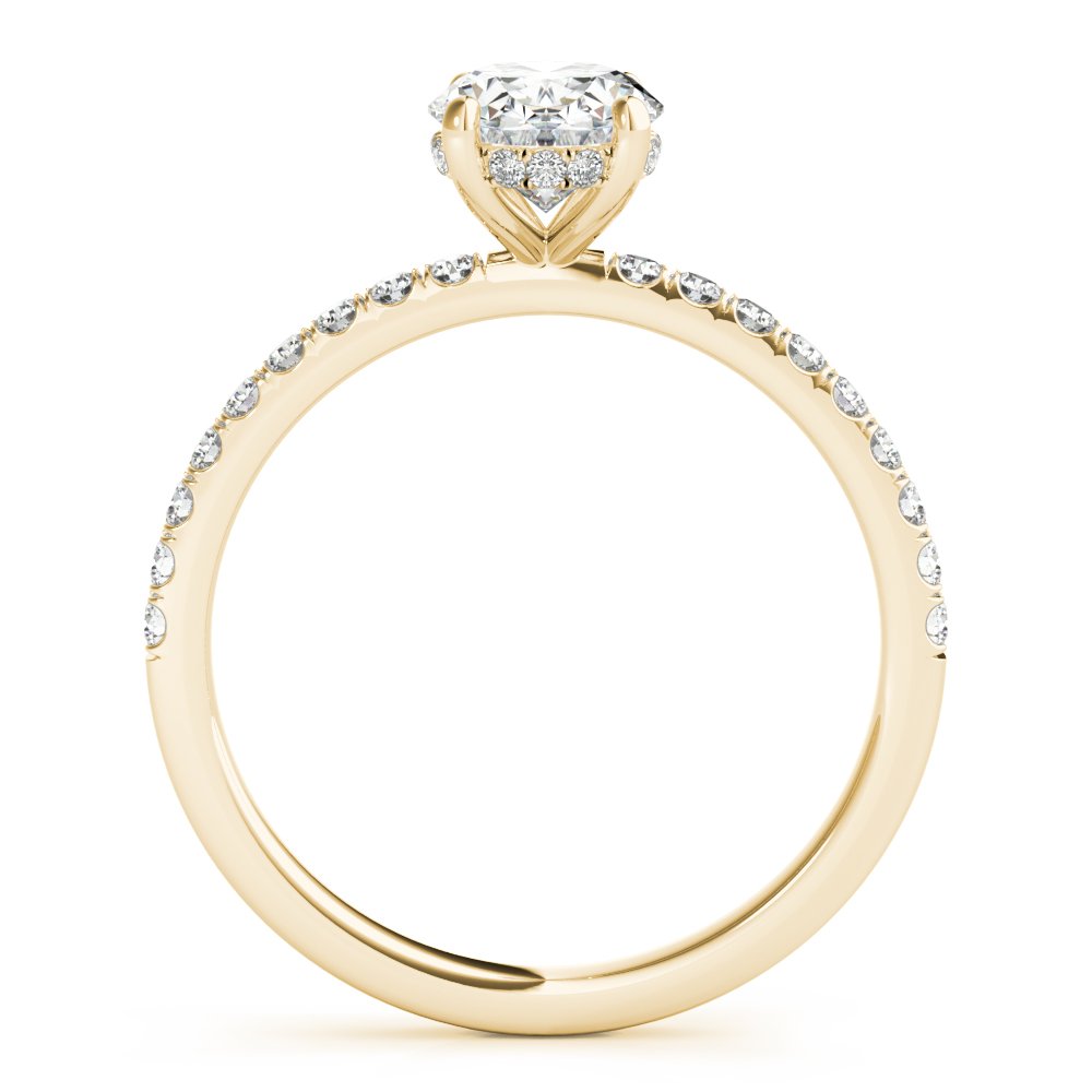 Ivy Oval Hidden Halo Engagement Ring