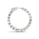 BŽatrix Inside-out Diamond Hoop Earrings