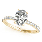 Ivy Oval Hidden Halo Engagement Ring