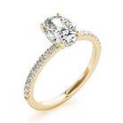 Ivy Oval Hidden Halo Engagement Ring