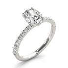 Ivy Oval Hidden Halo Engagement Ring