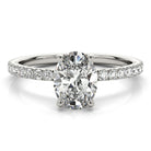 Ivy Oval Hidden Halo Engagement Ring