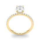Ivy Oval Hidden Halo Engagement Ring