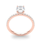Ivy Oval Hidden Halo Engagement Ring