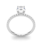 Ivy Oval Hidden Halo Engagement Ring