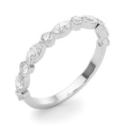 Ninon Marquise-and-round Mixed Diamond Band
