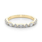 Ninon Marquise-and-round Mixed Diamond Band