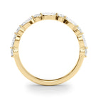 Ninon Marquise-and-round Mixed Diamond Band